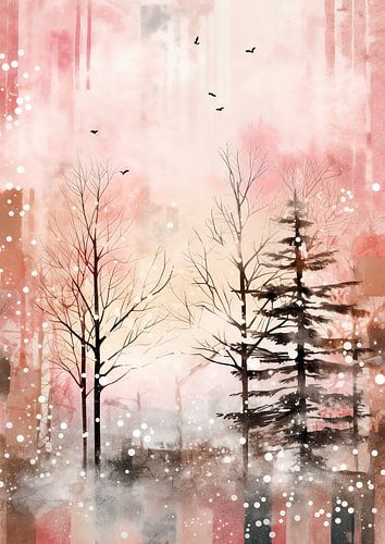 Pink down Xmas van Bianca ter Riet