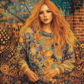 Circles, Triangles, and Her. Portrait of a Woman by Karen Nijst