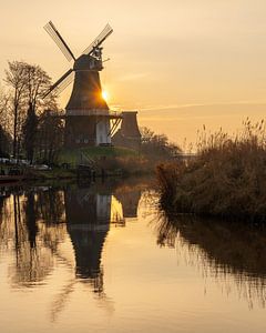 Moulins jumeaux de Greetsiel, Frise orientale, Allemagne