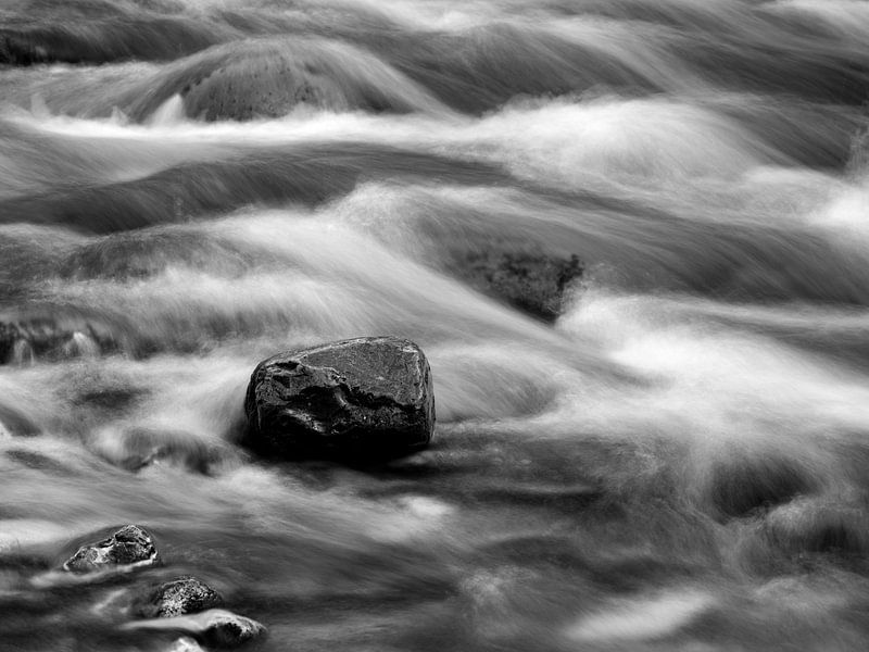 Flusslandschaften Schwarzweiss von Andreas Müller