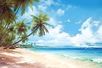Strand van Salsa art