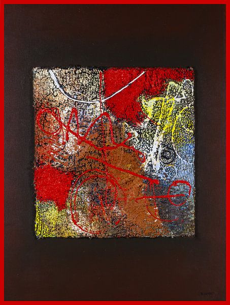 Arbeit am Teppich Rot. von Koeno Jansen