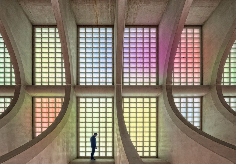 Les couleurs architecturales encadrent les fenêtres par Marcel van Balken