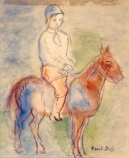 Raoul Dufy - Child on horseback by Peter Balan