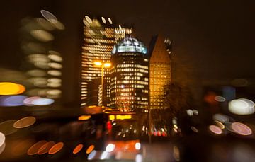 the Hague in rain by Ariadna de Raadt-Goldberg