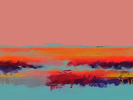 Landschaft – Tagesanbruch. von Alies werk