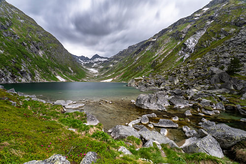 Lake Dorfer in the Hohe Tauern National Park in East Tyrol