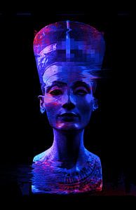 Nofretete GLITCH von NEFERTITI