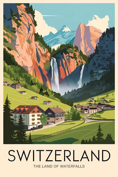 Suisse par Poster Art Shop