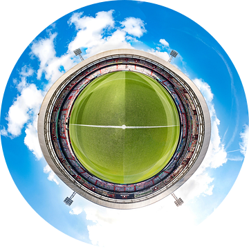 Stadion De Kuip Feijenoord 360 little earth, Spandoekenzee kleur van Customvince | Vincent Arnoldussen