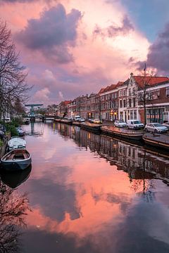 Leiden - The Utrecht spring reflected in the canal (0123) by Reezyard