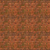 Alte Dachziegel mit Moos, nahtloses Muster