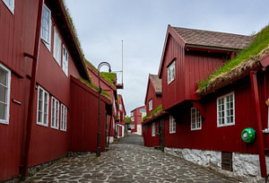 Torshaven auf den Färöern, Dänemark