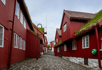 Torshaven op de Faeröer eilanden, Denemarken van Adelheid Smitt