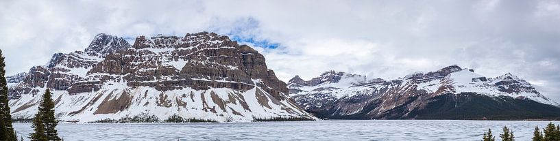 Bow Lake panorama by DuFrank Images