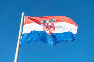 Flag Croatia by Richard Wareham