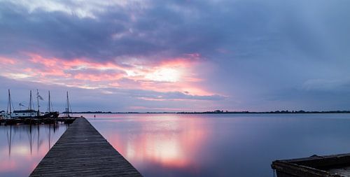 Long Exposure zonsondergang Schildmeer
