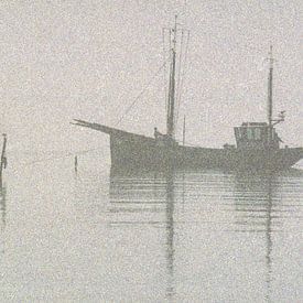 Aalfischer auf dem IJsselmeer von Enno Hemminga