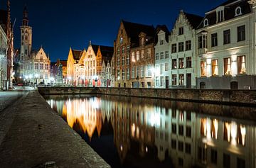 Spiegelrei by Night - Brugge van Thijs van Beusekom