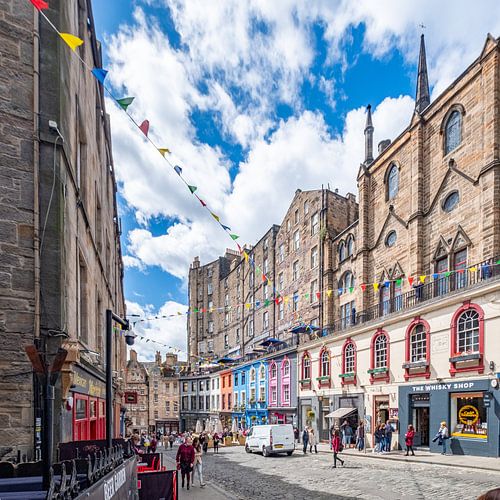 Victoria Street, Edinburgh, Schotland.