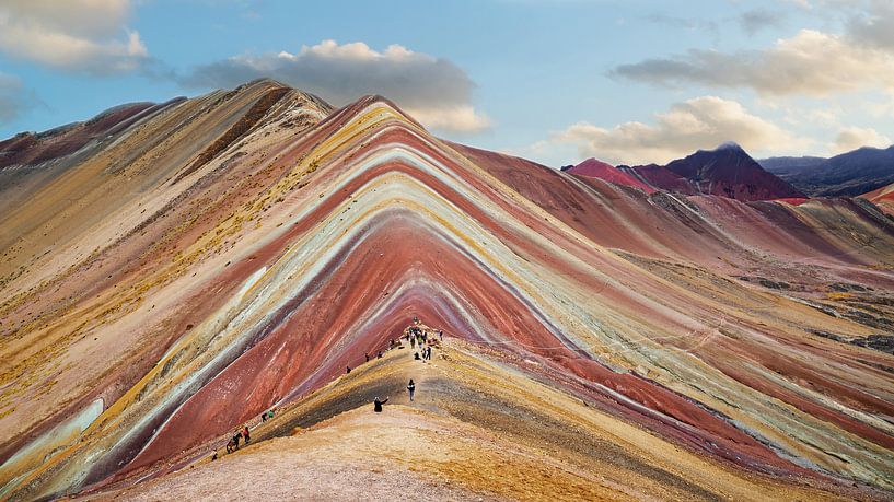 Rainbow Mountains in Cusco, Peru by Ivo de Rooij