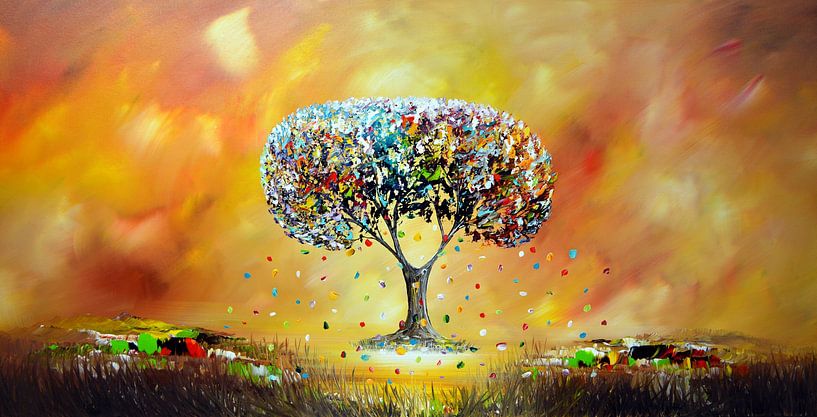 Dream Tree van Gena Theheartofart