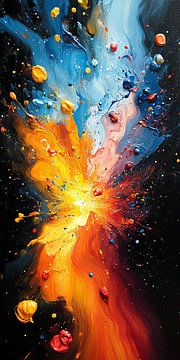 Cosmic Color Burst by Jaudat Efendi