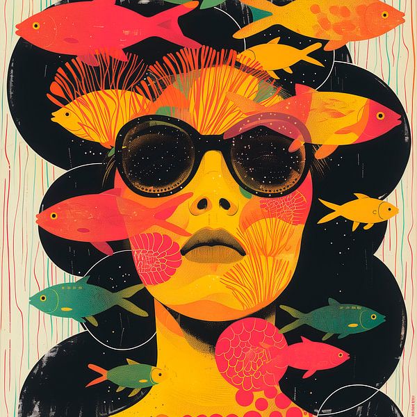Fish woman by Marlon Paul Bruin