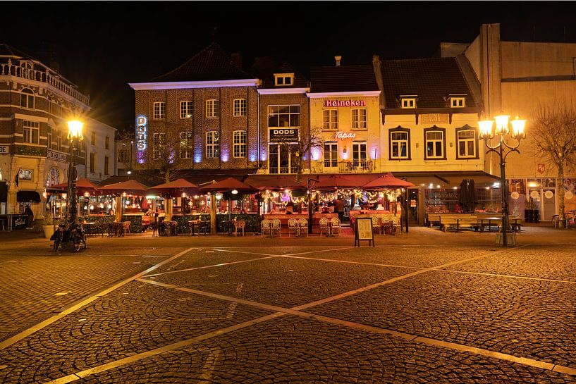 Panoramic photo of the market in Sittard by Humphry Jacobs