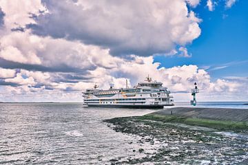 Veerboot van en naar waddeneiland Texel van eric van der eijk