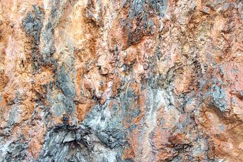 Abstract texture of volcanic rock in Scalea