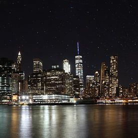 Panorama Skyline New York von Alwin Bongers