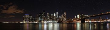 Panorama Skyline New York von Alwin Bongers