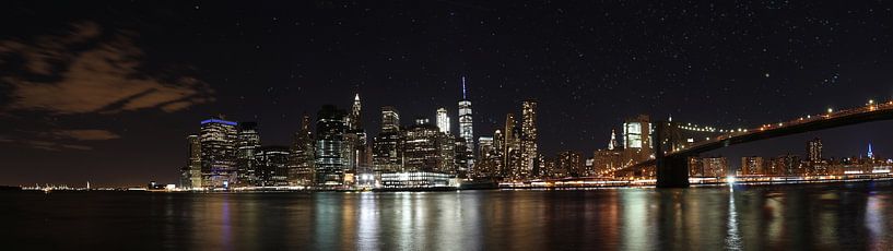Panorama Skyline New York by Alwin Bongers