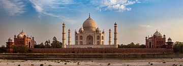 The Taj Mahal in India by Roland Brack