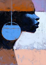 Women's profile by Wonderful Art