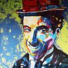 Charlie Chaplin «Sourire» sur Kathleen Artist Fine Art