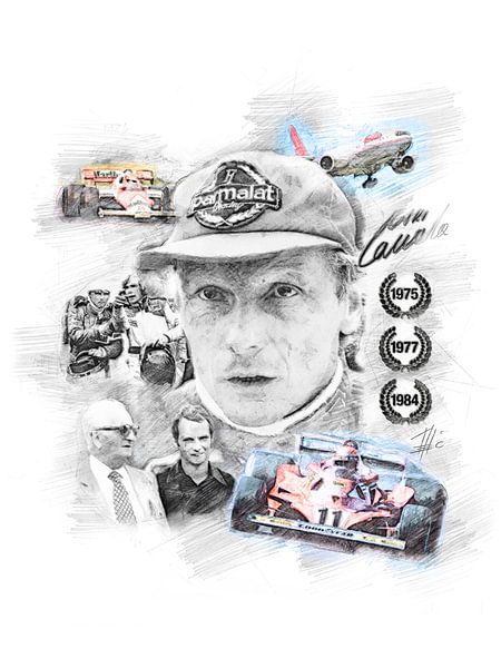 Niki Lauda von Theodor Decker