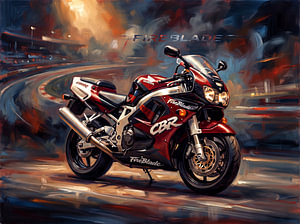 Honda CBR900RR FireBlade in rust