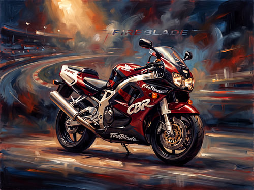Honda CBR900RR FireBlade in rust