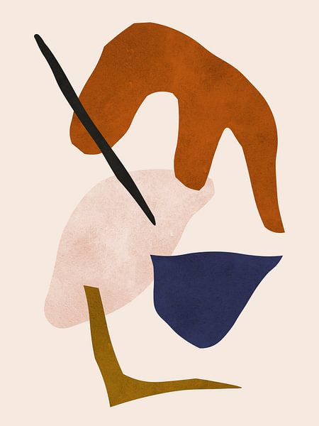Expressive collage 17 by Vitor Costa
