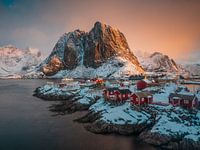 Mornig sun over Hamnoy