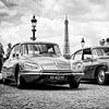Ontdek de Tijdloze Elegantie: Citroën DS met de Eiffeltoren op de Achtergrond van Eriks Photoshop