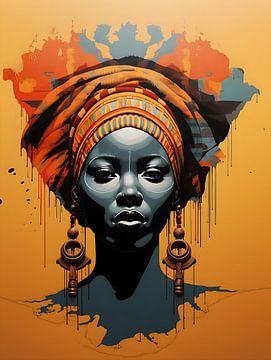 Afrikaanse vrouw van PixelPrestige