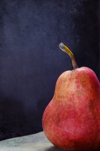 Rode Bartlett peer stilleven voedselfotografie