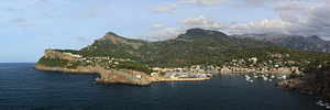 Großartiges Panorama von Port de Soller, Mallorca