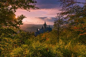 Schloss Wernigerode, Harz, Sachsen-Anhalt, Deutschland.