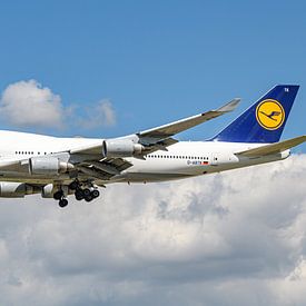 Boeing 747-400 de Lufthansa. sur Jaap van den Berg