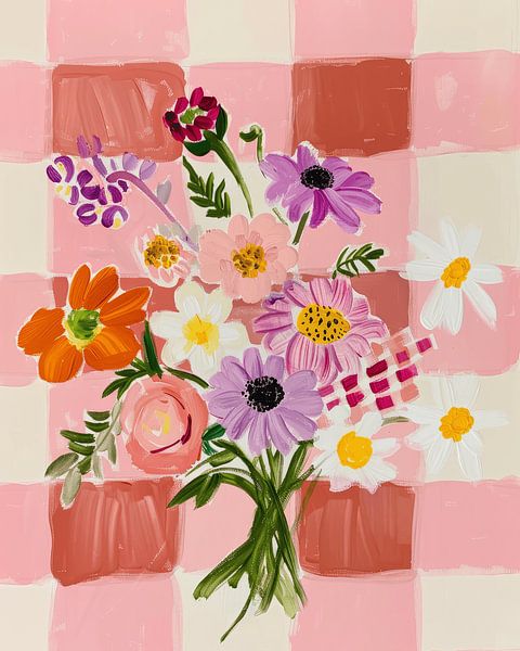 Bunte Blumen von Studio Allee