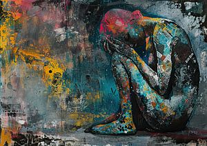 Modern Abstract | Abstrakte menschliche Figur